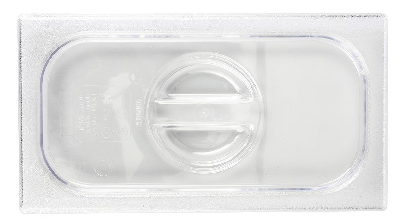 Blanco GN 1/1 Deckel mit Griffmulde aus Polycarbonat, Modell GD-K 1/1