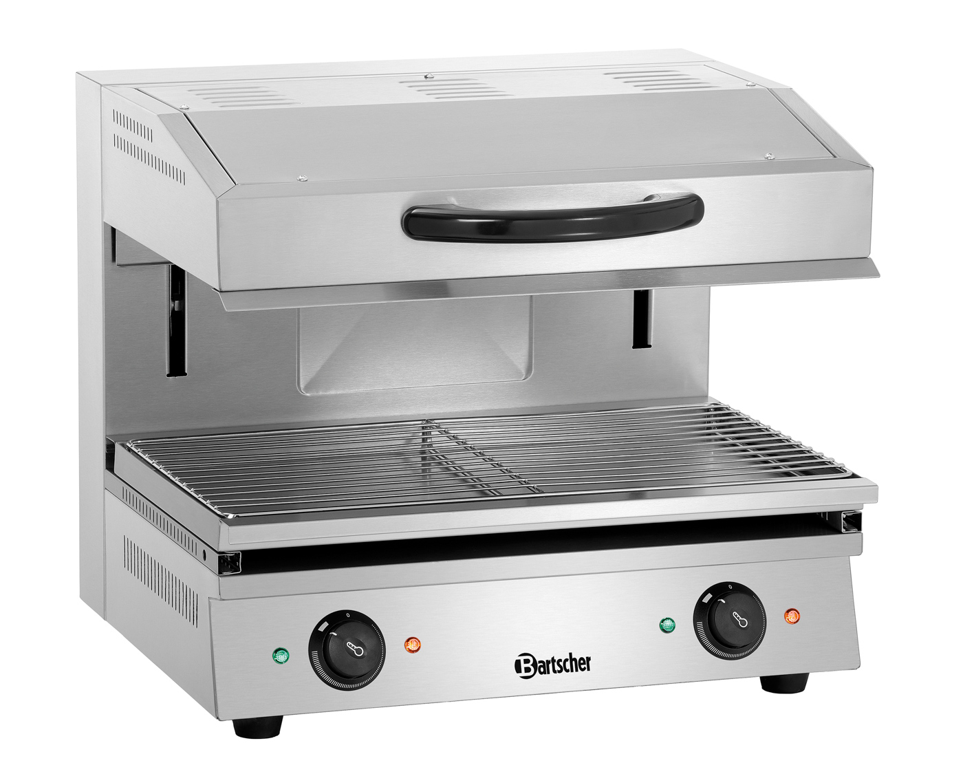 Bartscher Lift-Salamander 600-2Z |Fettauffangbehälter: Ja | Maße: 60 x 54 x 53,0 cm.Gewicht: 47,7 kg