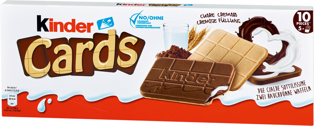 Ferrero Kinder Cards 5x2er 128G