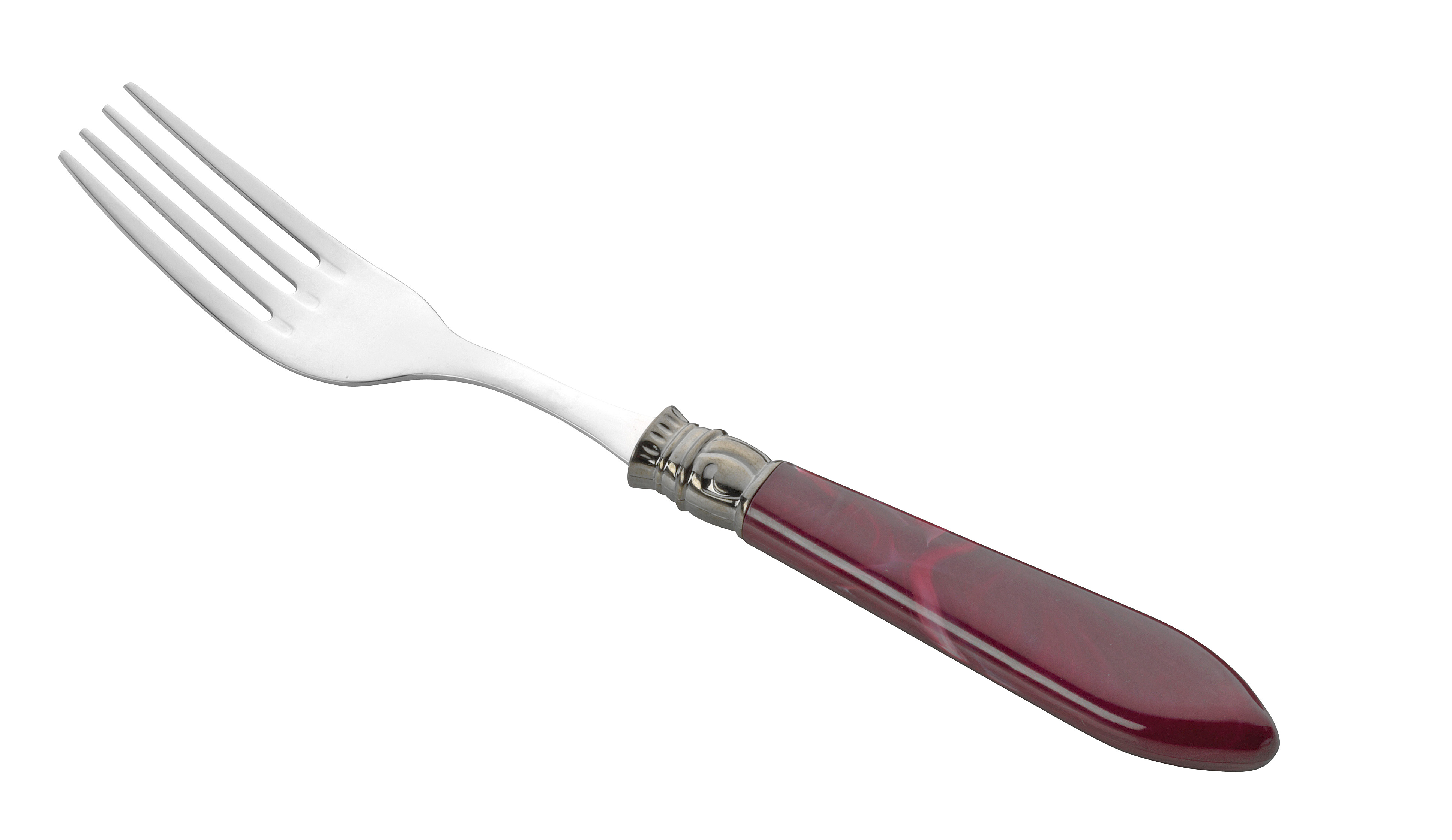 Gabel HELENA 18/10, poliert Farbe: BURGUND