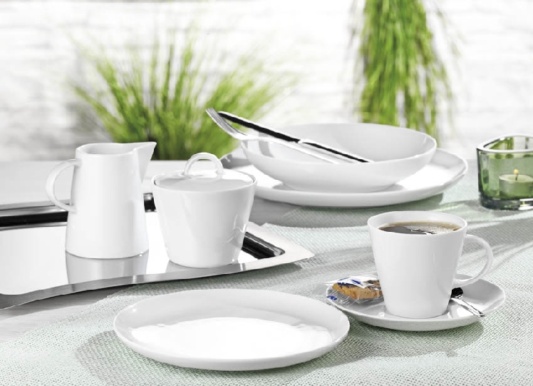 Kaffeeuntertasse SOLEA, Farbe: weiß, Durchmesser: 15,5 cm.