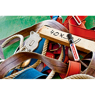 edding Permanentmarker 3000 1,5-3mm carmin, Strichstärke: 1,5-3 mm, Rundspitze, Spitze austauschbar, Bezeichnung der