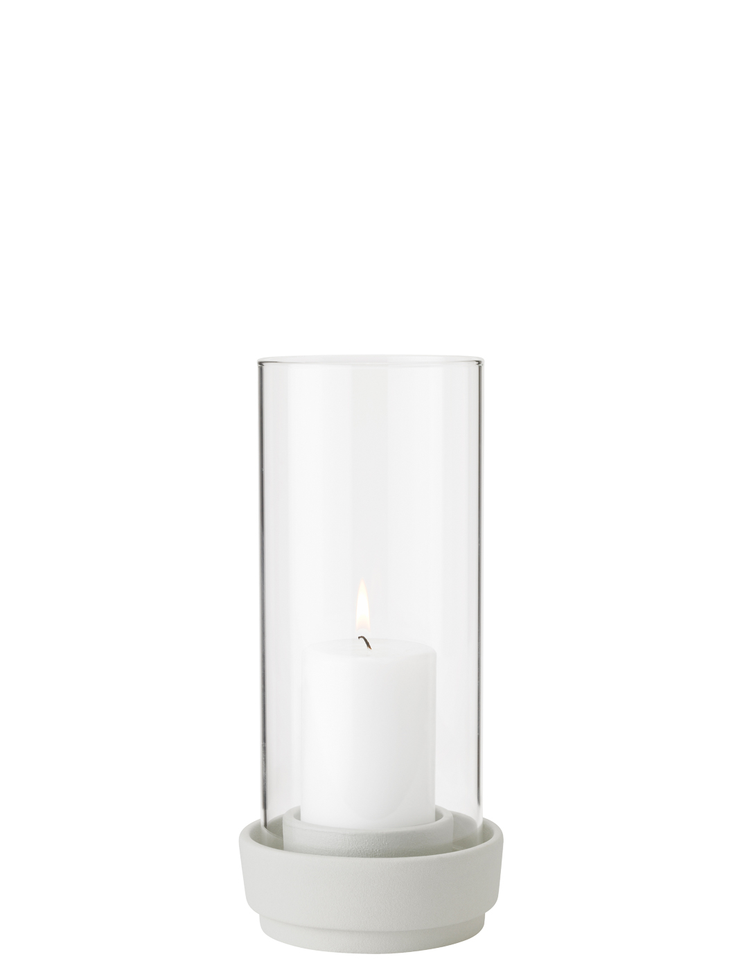 Stelton Windlicht H 24.5 cm sand - Maße: 11,5 x 11,5 x 24,5 cm