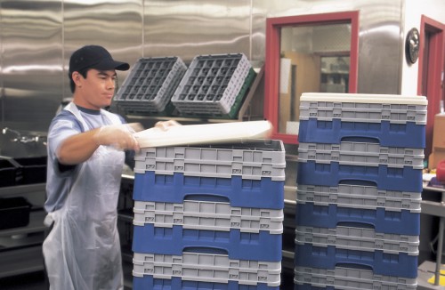 Basiskorb Camrack® mit 2 Extender von Cambro