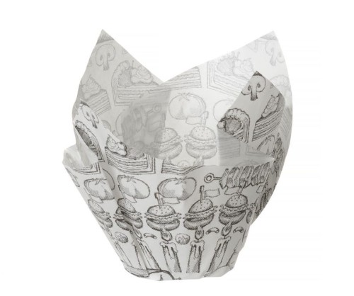 Einschlagpapier, fettresistent, vorgeformt, 160x160x50 mm