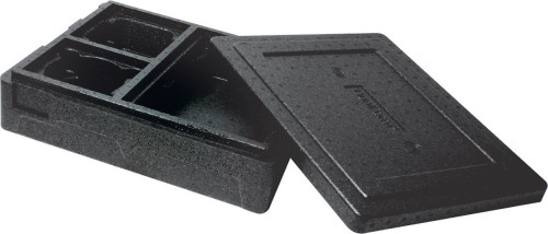 Duni Thermobox 400 x 325 x 110 mm Schwarz, 6 Stk/Krt (6 x 1 Stk)