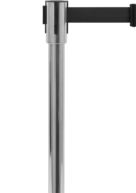 SARO Absperrpfosten / Tensatoren Modell AF 206 S - Komplettsystem (1 Ständer mit integriertem Gut) - Aufwickling automatisch.