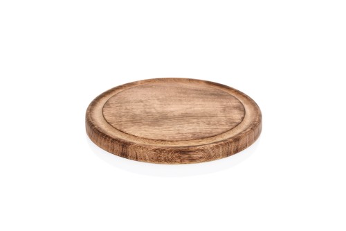 Holzbrett. Mangoholz. mit Saftrille.