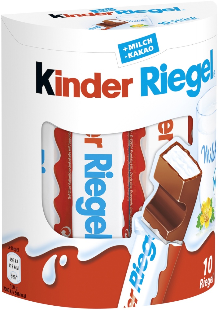 Ferrero Kinder Riegel 10er Pack 210G