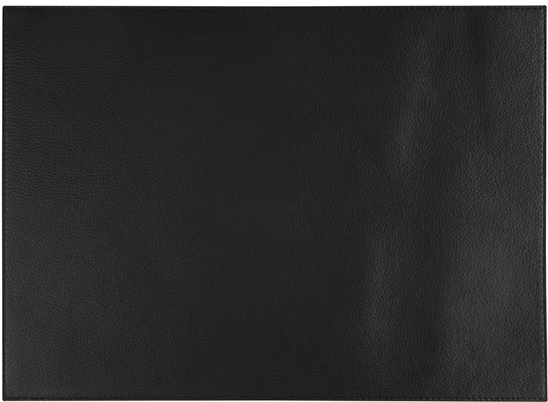 Tischset -KUNSTLEDER- 45 x 32,5 cm Kunstleder Farbe: schwarz wasserfest Farbe: Schwarz