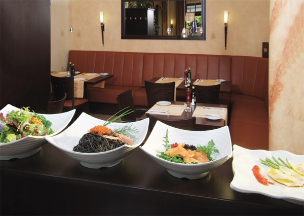 Schale -GLOBAL BUFFET- 32,5 x 32,5 cm, H: 12 cm Melamin, weiß, 3 Liter spülmaschinengeeignet stapelbar nicht