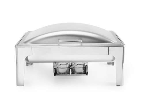 Chafing Dish GN 1/1, satiniert. Ideal für den Einsatz im Buffets und Catering.