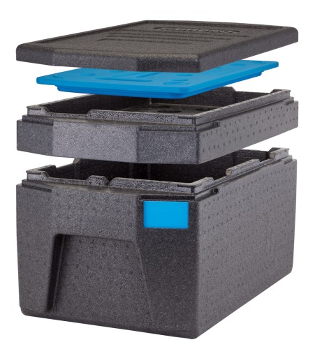 Cam GoBox Camchiller (Kühlakku) Einsatz für GN1/1 EPP Toplader LH mit großen Griffen von Cambro