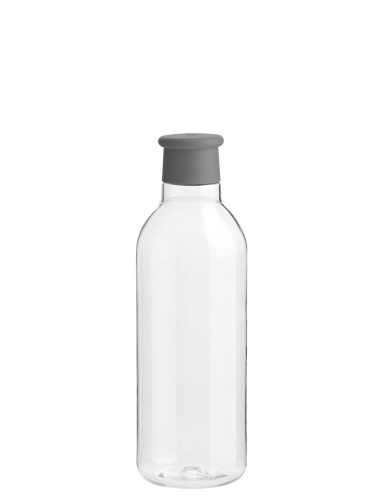 DRINK-IT Trinkflasche 0.75 l. grau, Maße: 80 x 80 x 250 mm