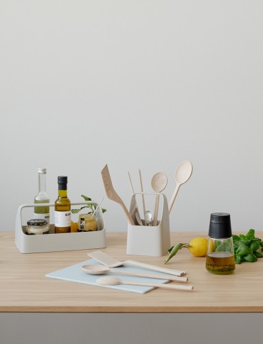 HANDY-BOX Aufbewahrungsbox hellgrau, Maße: 280 x 180 x 140 mm