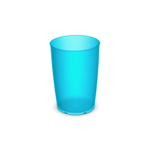 Ornamin Becher 805, 250ml türkis-transparent