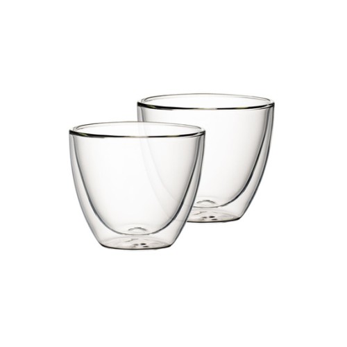 Villeroy & Boch Becher L, Set aus 2 Stück, 9,5 cm Durchmesser, Serie Artesano Hot Beverages, Inhalt: 0,42 Liter