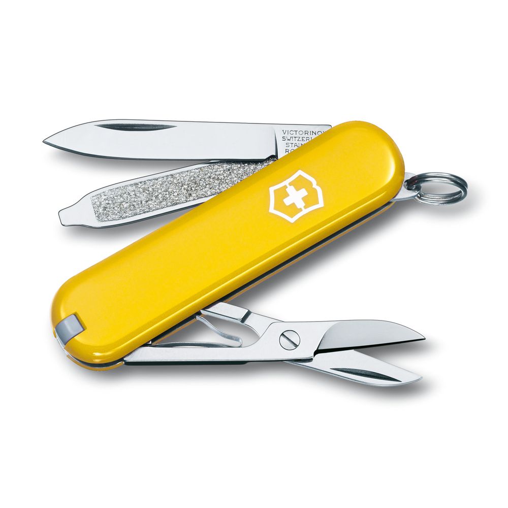 Victorinox Classic Taschenmesser SD, gelb, gross Blister