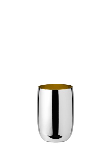 Norman Foster Trinkglas 0.2 l. golden, Maße: 70 x 70 x 100 mm