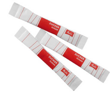 Melitta Zuckersticks,, Inhalt: 1.000 Stück à 4 g je Karton.