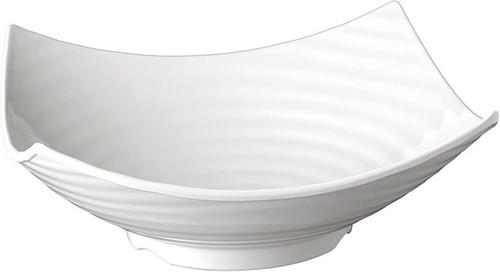 Schale -GLOBAL BUFFET- 32,5 x 32,5 cm, H: 12 cm Melamin, weiß, 3 Liter spülmaschinengeeignet stapelbar nicht