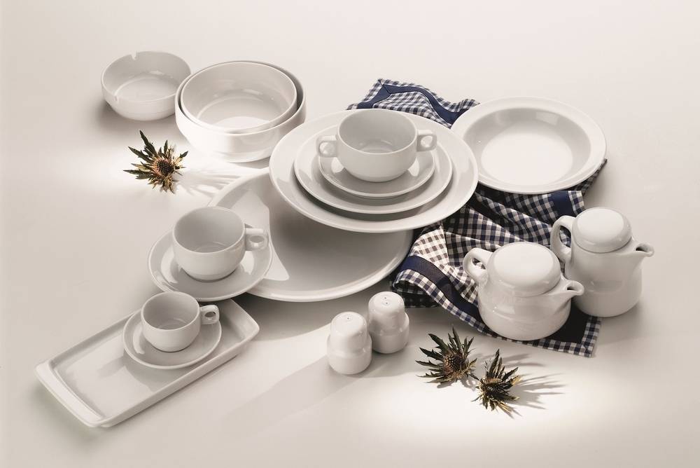 20tlg. Kaffeeservice / SPARSET Form 898 - uni weiß Schönwald Porzellan