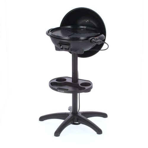 Severin Standgrill mit Haube, ca. 2000 W, Grillplatte mit keramischer Beschichtung, 2,8 m Zuleitung, integriertes