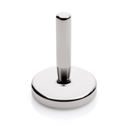 Fleischklopfer, Fugenlos. Material: Edelstahl. Durchmesser: 9,5 cm. Maße: Höhe: 125 mm