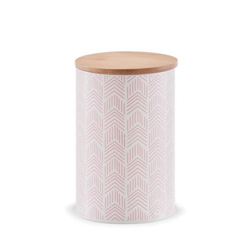 Vorratsdose m. Bambusdeckel, 1000 ml. Ø: 100 mm. Höhe: 160 mm.