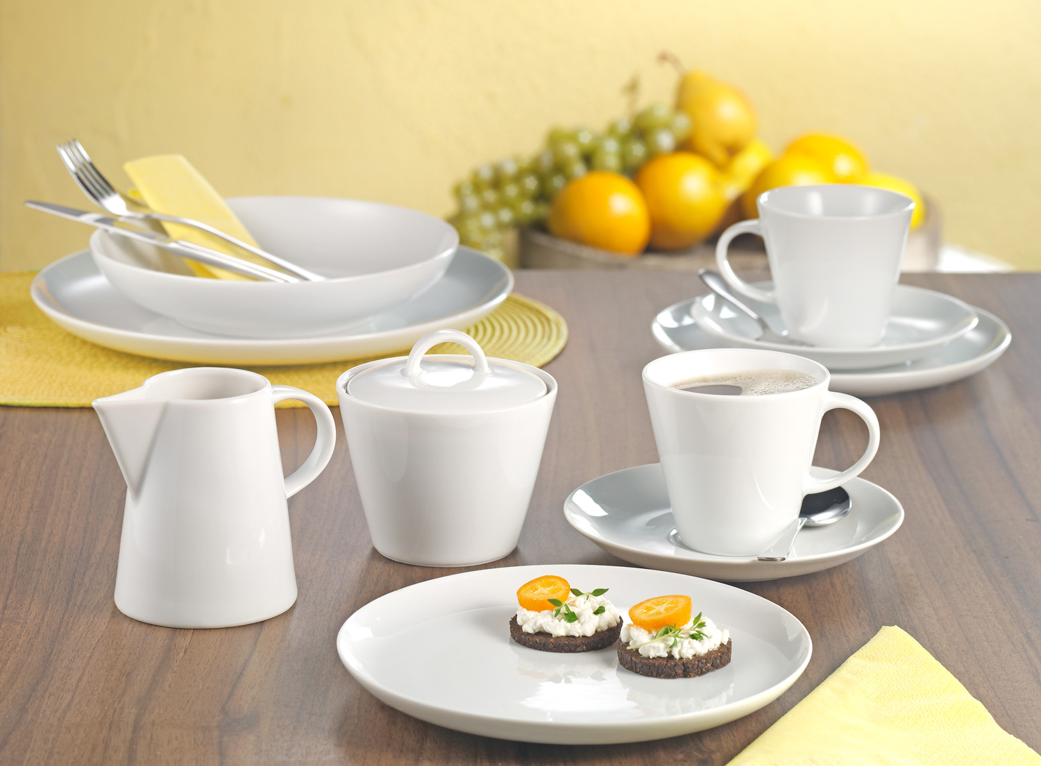 20-tlg. Kaffeeservice SOLEA, Farbe: weiß, SPARSET.