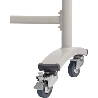 Franken Schreibtafel Metall lackiert hellgrau