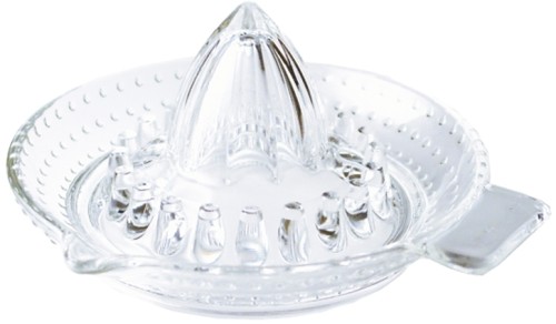 Zitronenpresse TRANSPARENT, Glas, Höhe 68 mm, Durchmesser 135 mm