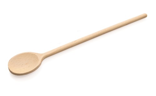 Kochlöffel. Holz. rund.