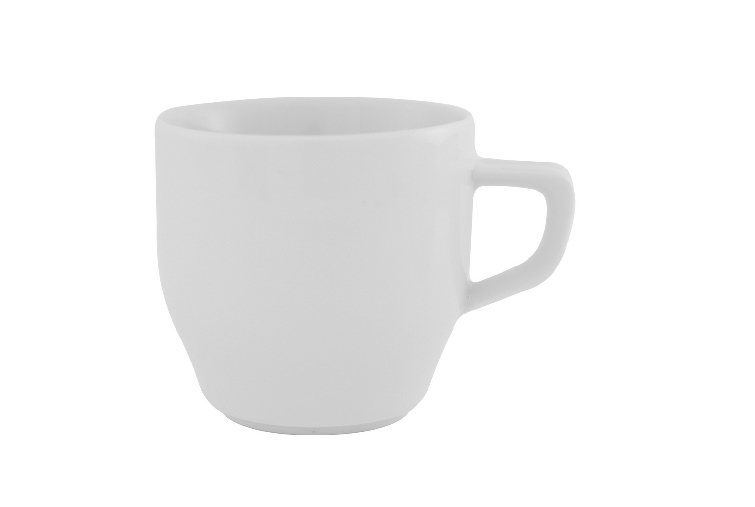 Kaffee-Obertasse 0,22 l, Form BARISTAR - uni weiss