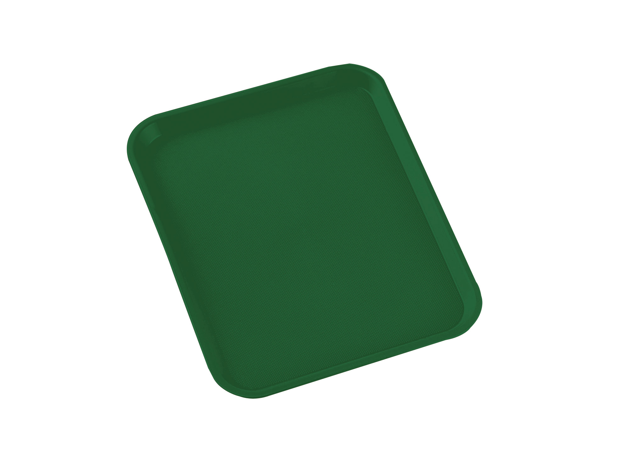 ARAVEN Fast Food-Tablett 458x355mm aus Polypropylen zum Servieren von Speisen, grün