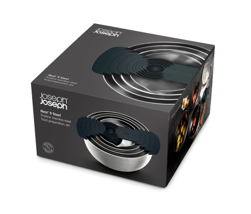 Joseph Joseph Nest 9 Steel - 9-teiliges Rührschüsseln-Set