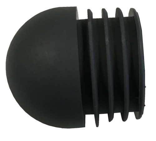 SARO Endstopfen für Kantenschutzrohr Made in Europe - Ideal für den Thekenbereich im Supermarkt - Schutz vor Einkaufswagen - Material: