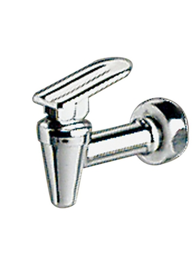 Non-Drip Hahn 8 x 3 cm, H: 6 cm hartverchromt für 6 Liter Saftdispenser