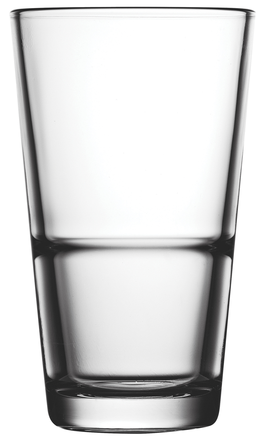 Longdrinkglas Pasabahce Grande S, 0,284 ltr., Ø 5,3 cm, Set á 12 Stück, Glas