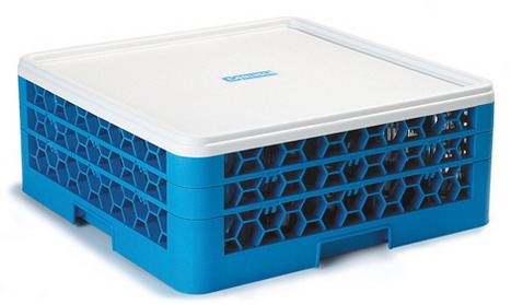 Carlisle Korb-Abdeckhauben, 50x50 cm, weiss