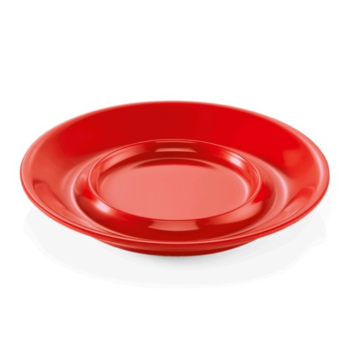 Untertasse, Untertasse für 9366 026.. Material: Melamin. Serie: Melamine. Durchmesser: 14,5 cm. Farbe: rot.