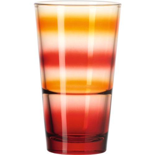 Becher rot/orange Event - Leonardo