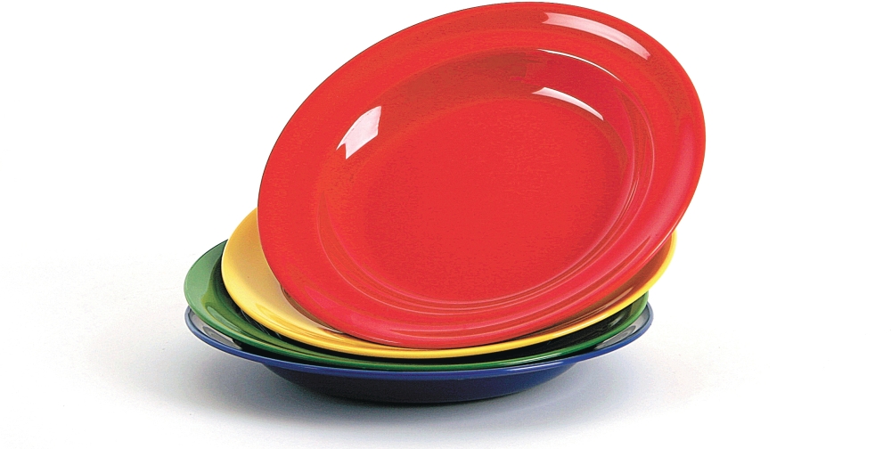 Kinderzeug Teller tief 24 cm, hellgrün