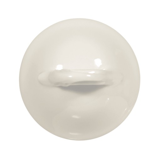 Seltmann Deckel zur Zuckerdose 0,22 l, rund mit Relief, Form: Rubin, weiss cream, hohe Kantenschlagfestigkeit, Made in Germany