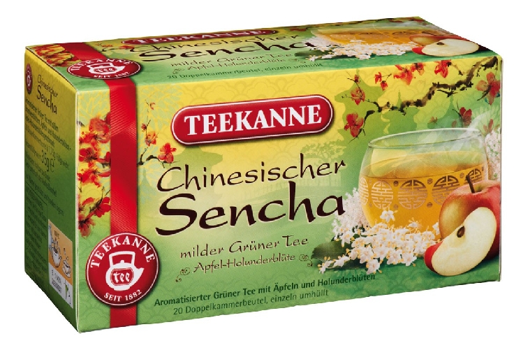 Teekanne Ländertee - Chinesischer Sencha Tassenportion mit Papierumhüllung Inhalt: 20 Beutel