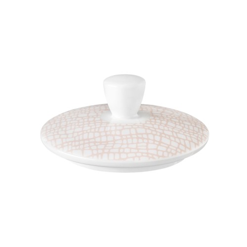 Seltmann Deckel zur Zuckerdose 0,26 l, rund, Form: Life, Dekor: 25673 Fashion posh rose, hohe Kantenschlagfestigkeit, Made in Germany