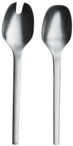 TOOLS Salatbesteck 18/10 CNS ganz mattiert