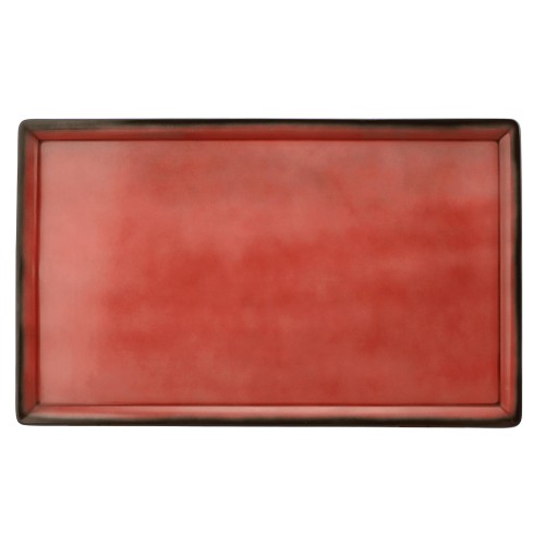 Seltmann GN-Platte 5170-1/1, 4 mit Relie, Form: Buffet-Gourmet, Dekor: 57126 ziegel4, hohe Kantenschlagfestigkeit, Made in Germany