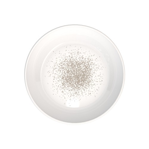 Ornamin Teller tief 416, Ø22cm Spray leinen