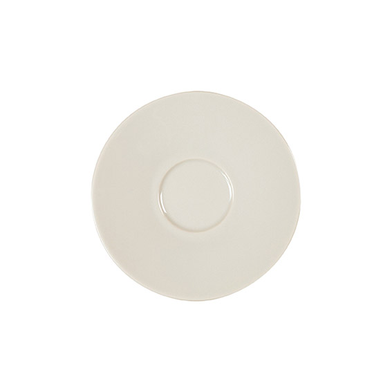 Untere zu 4881 14,5 cm - Form: Table Selection -, Dekor 68567 creme - aus Porzellan. Hersteller:, Eschenbach. "Made in Germany".